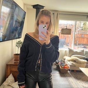 Vintage Varsity Style Cardigan